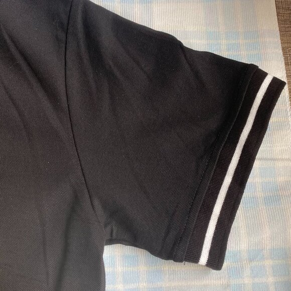 CelineClassic Black Polo Shirt With Lapel Design - Picture 8 of 9